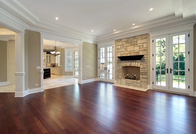 professional installation of durable wood floor